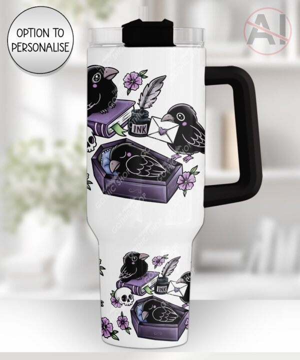 20538 nevermore raven gothic large tumbler 2