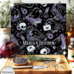 20540 nevermore raven gothic chopping board 1