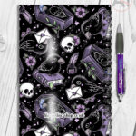20541 nevermore raven gothic notebook 2