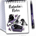 20541 nevermore raven gothic notebook 3