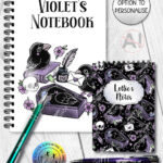 20541 nevermore raven gothic notebook 4