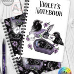 20541 nevermore raven gothic notebook 5