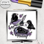 20544 nevermore raven gothic mirror 1