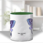 celestial moth & skull gothic mug and/or coaster optional to personalise