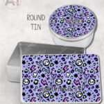 20551 purple leopard skulls gothic tins 1