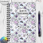 20558 emo notes gothic notebook 1