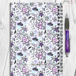 20558 emo notes gothic notebook 2