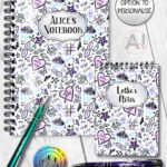 20558 emo notes gothic notebook 3