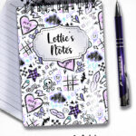 20558 emo notes gothic notebook 4