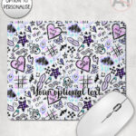 20559 emo notes gothic mousemat 1