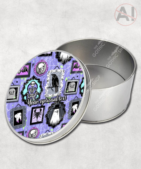 20575 haunted manion gallery gothic storage tin 2