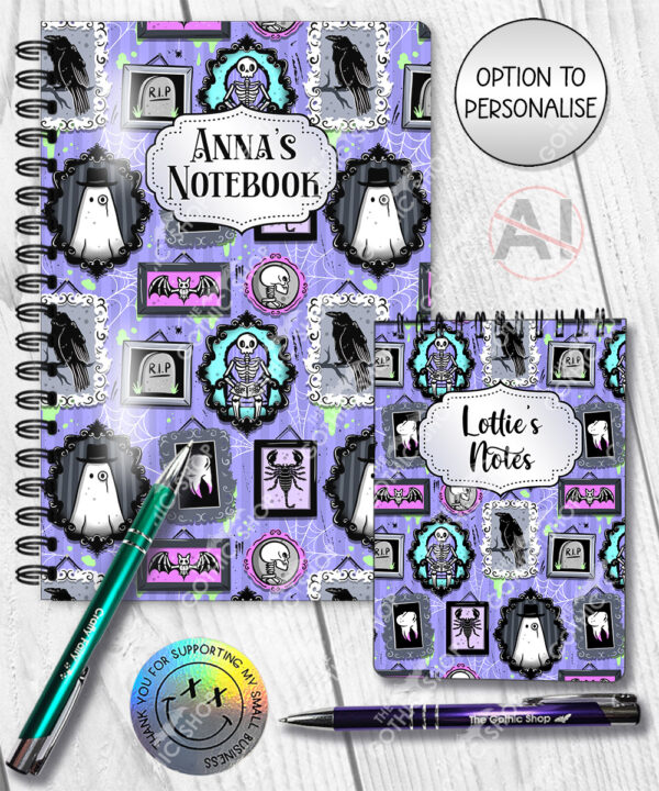 20576 haunted manion gallery gothic notebook 3
