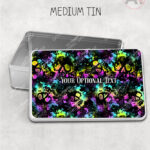 20583 neon skulls gothic tin 1