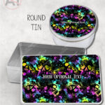 20583 neon skulls gothic tin 2