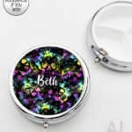 20587 neon skulls gothic pill box 1