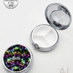 20587 neon skulls gothic pill box 2