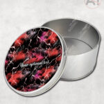 bats & stormy skies gothic storage tin option to personalise