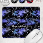 bats & stormy skies gothic mouse mat option to personalise