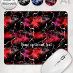 bats & stormy skies gothic mouse mat option to personalise