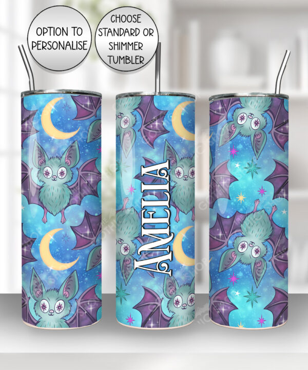 20603 bats gothic tumbler 2
