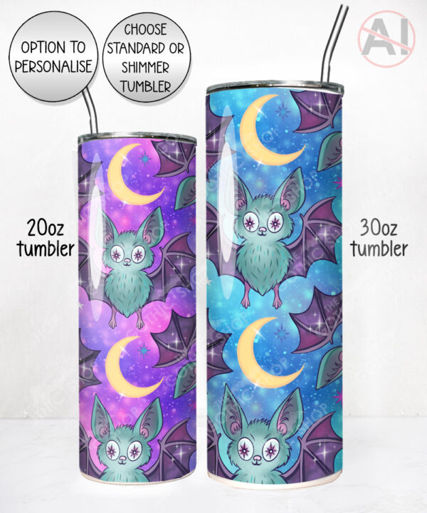 20603 bats gothic tumbler 3