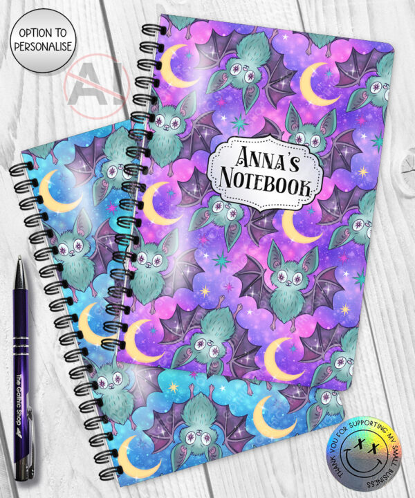 20604 bats gothic notebook 1