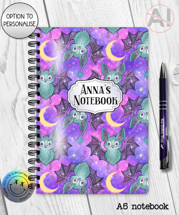 20604 bats gothic notebook 2