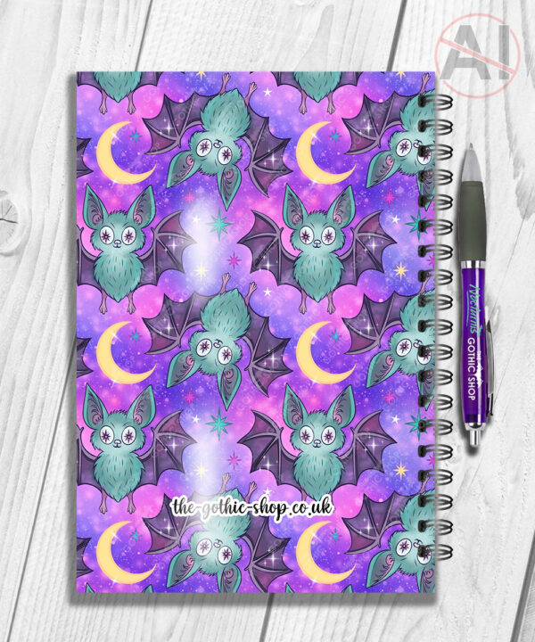 20604 bats gothic notebook 3
