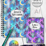 20604 bats gothic notebook 4
