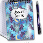 20604 bats gothic notebook 5