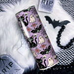 20607 cats bats purple gothic tumbler 1