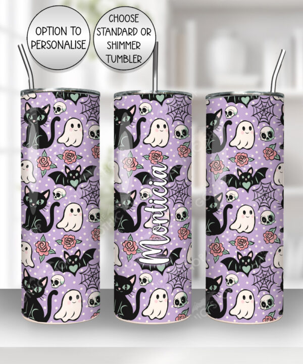 20607 cats bats purple gothic tumbler 2
