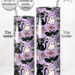 20607 cats bats purple gothic tumbler 3