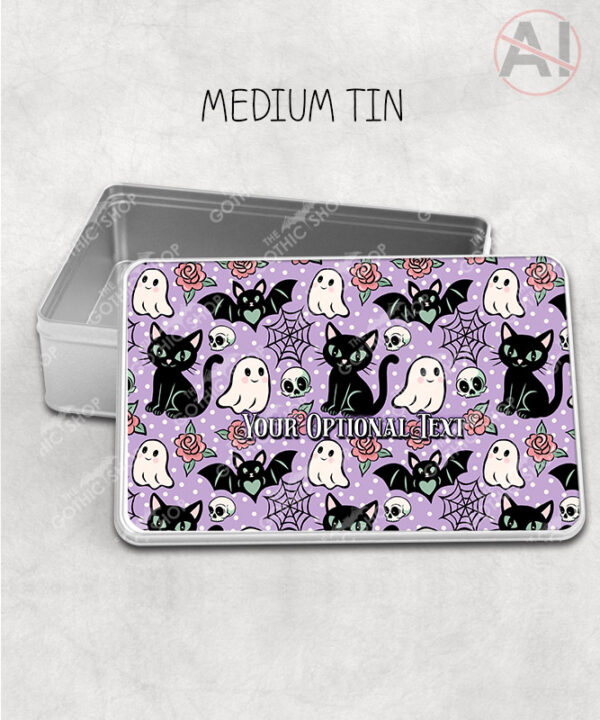 20609 cats bats purple gothic storage tin 2