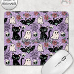 20610 cats bats purple gothic mousemat 1