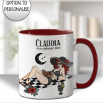 20624 goth lady personalised mug 1