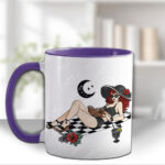 20624 goth lady personalised mug 3
