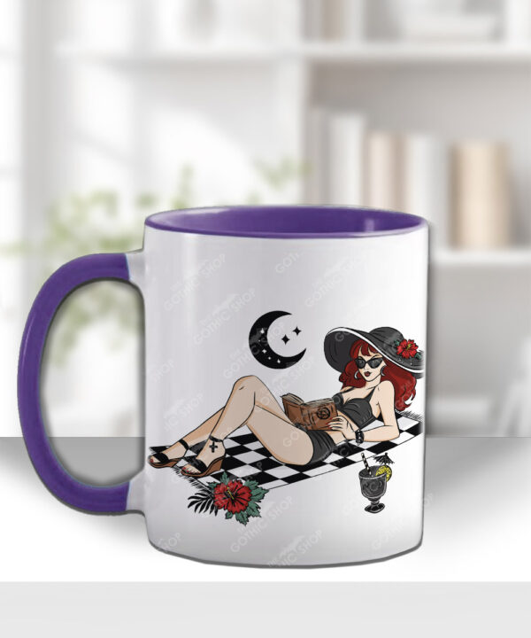 20624 goth lady personalised mug 3