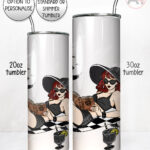 20625 goth lady personalised tumbler 3