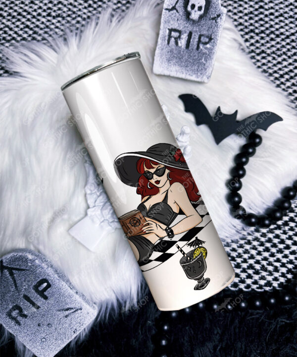 20625 goth lady personalised tumbler 4