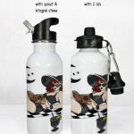 20626 goth lady personalised water bottle 2