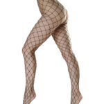 extra large black net tights by pamela mann