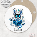 20664 robot bat gothic coaster 2