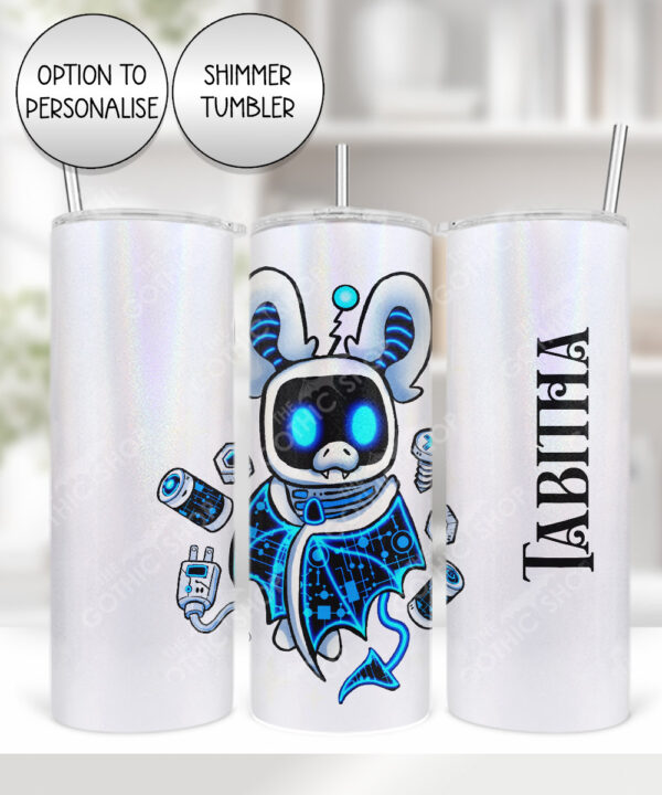 20665 robot bat gothic tumbler 1