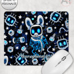 20670 robot bat gothic mousemat 1