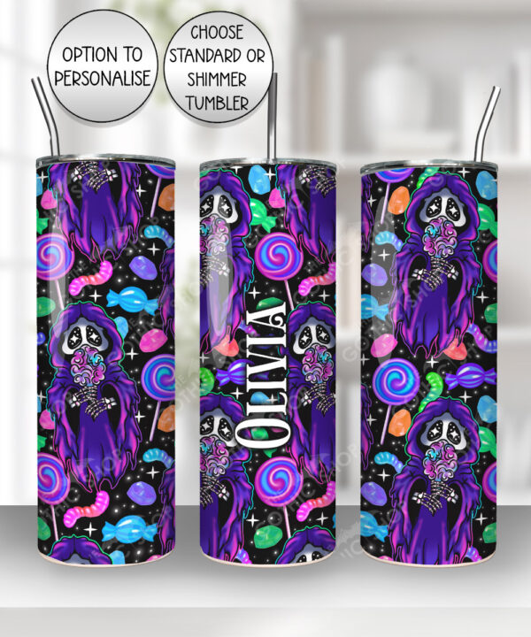20673 grim reaper candy gothic tumbler 2