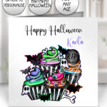 20677 spooky cupcakes gothic card birthday 2