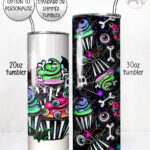 20679 spooky cupcakes gothic tumbler 2