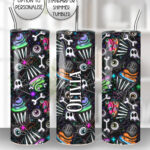 20679 spooky cupcakes gothic tumbler 3