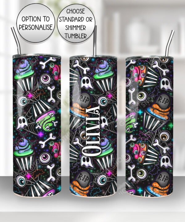 20679 spooky cupcakes gothic tumbler 3